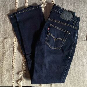 Levis 511 Blue Jeans Cotton Straight Leg Size 27x27 Boys 14 reg. Slim Fit NWOT